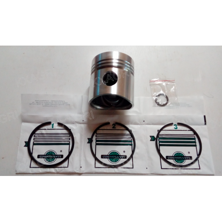 PISTON - SEGMENTS - AXE - CIRCLIPS POUR MOTEURS SLANZI DVA 515 - DVA 1030 - DVA 1550 Référence: FINIMPIANTI : FIN222PC00