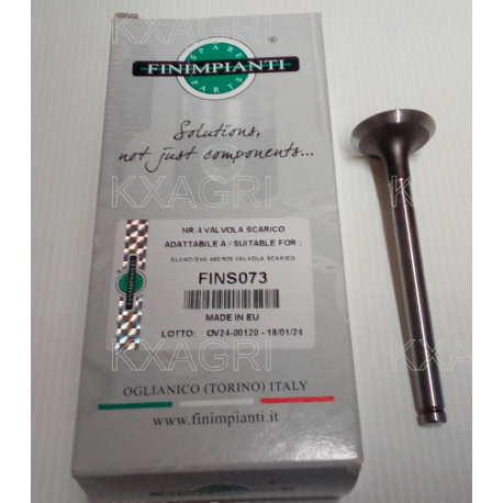 SOUPAPE D'ÉCHAPPEMENT POUR MOTEURS SLANZI