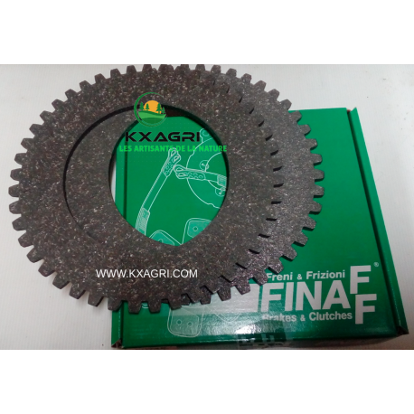 KIT DE 2 DISQUES D'EMBRAYAGE D'AVANCEMENT POUR CHENILLARDS AGRIFULL - FIAT - FINAFF - KXAGRI