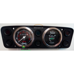 TABLEAU DE BORD COMPLET POUR TRACTEURS FIAT AVEC COMPTE TOURS/RENVOI D'ANGLE JAUGE À CARBURANT/TEMPÉRATURE D'EAU + 3 VOYANTS