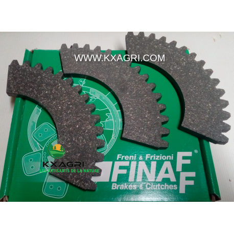 Disques d’embrayage d’avancement FINAFF 7010/361/3 en 3 parties Ø277 mm Z45 pour Agrifull Carraro Fiat Same