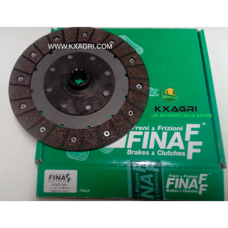 Disque d’embrayage FINAFF 8095/399 Ø215 mm pour Goldoni ITMA Gallamini Carraro Agritalia