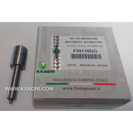Nez d’injecteur Finimpianti FIN116NO pour moteurs VM Motori – équivalent référence VM 25060002A