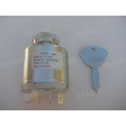 CONTACTEUR A CLEF POUR TRACTEURS GOLDONI RÉF : 02050038 TRACTEURS SAME - LAMBORGHINI - HÛRLIMANN